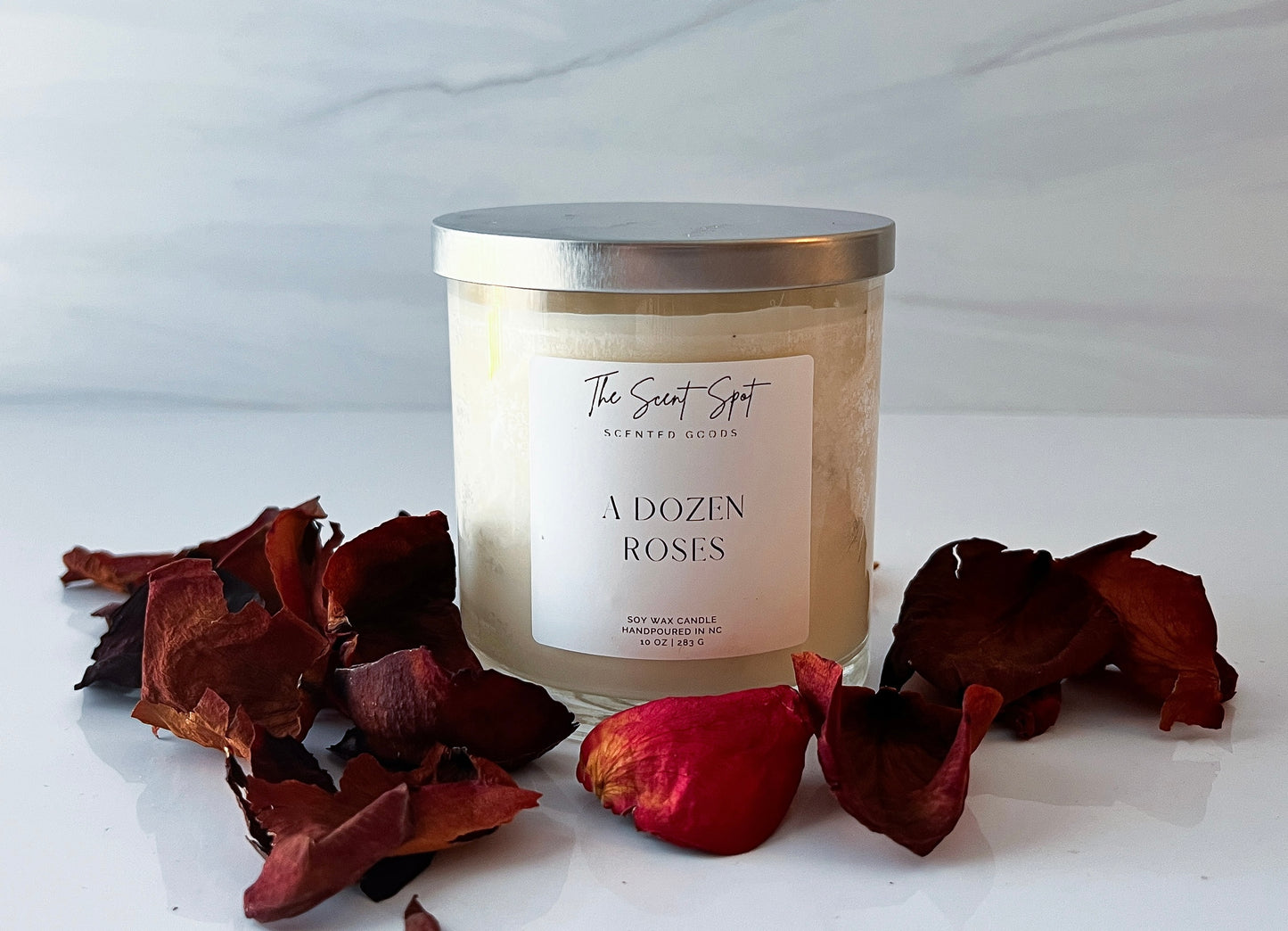 A Dozen Roses Candle