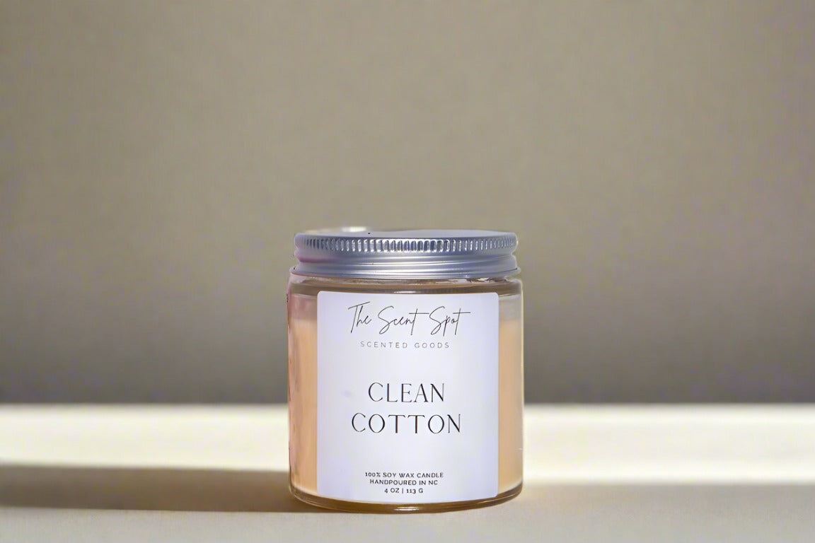 The Scent Spot Clean Cotton Candle
