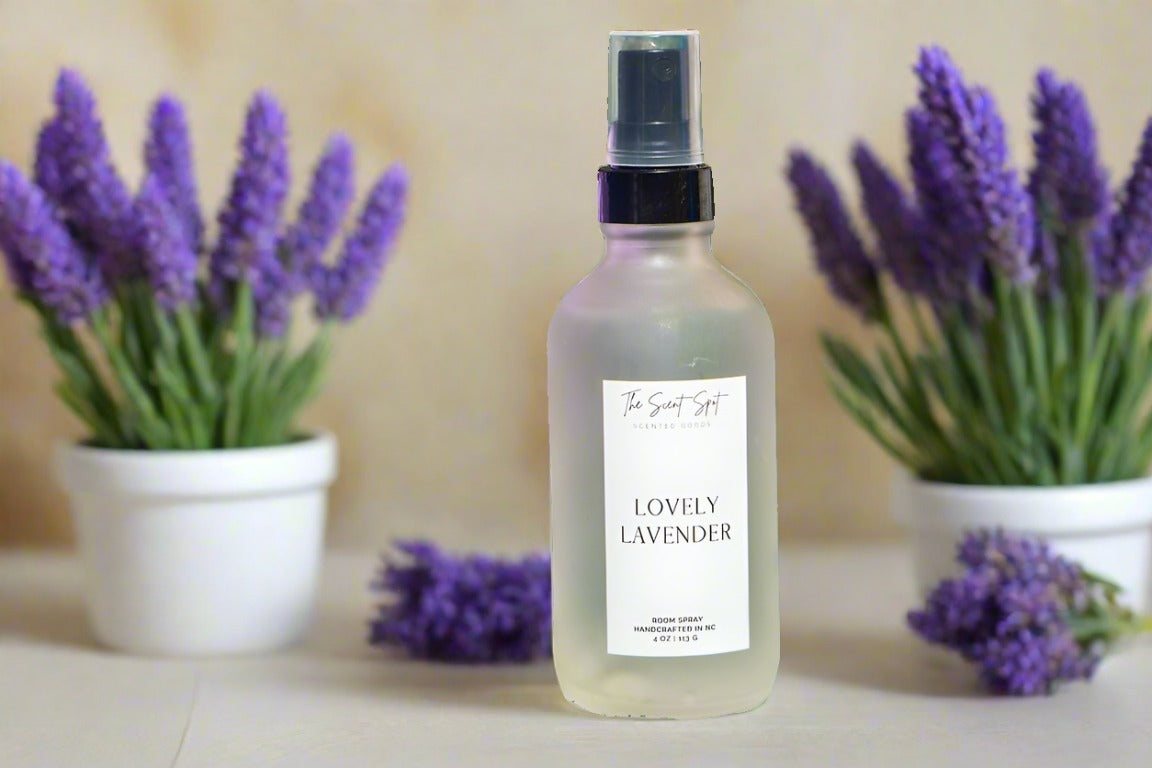 lavender spray for plants Lovely Lavender Room Spray – Soothing Aromatic Freshness
