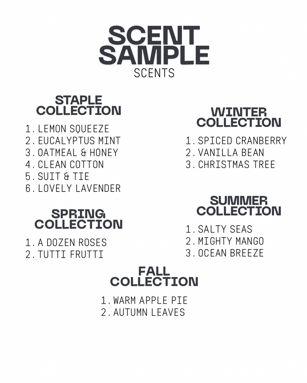 Mini Scent Collection - Sniff Them All!