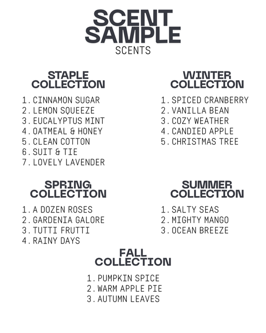 Scent Sample Set