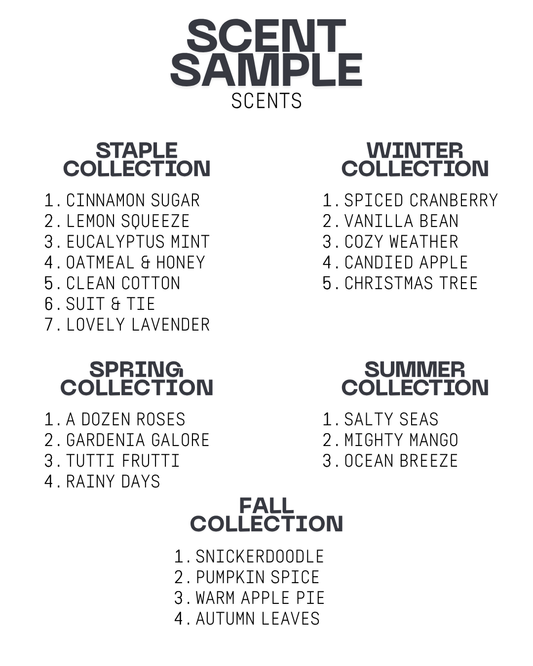 Scent Sample Set