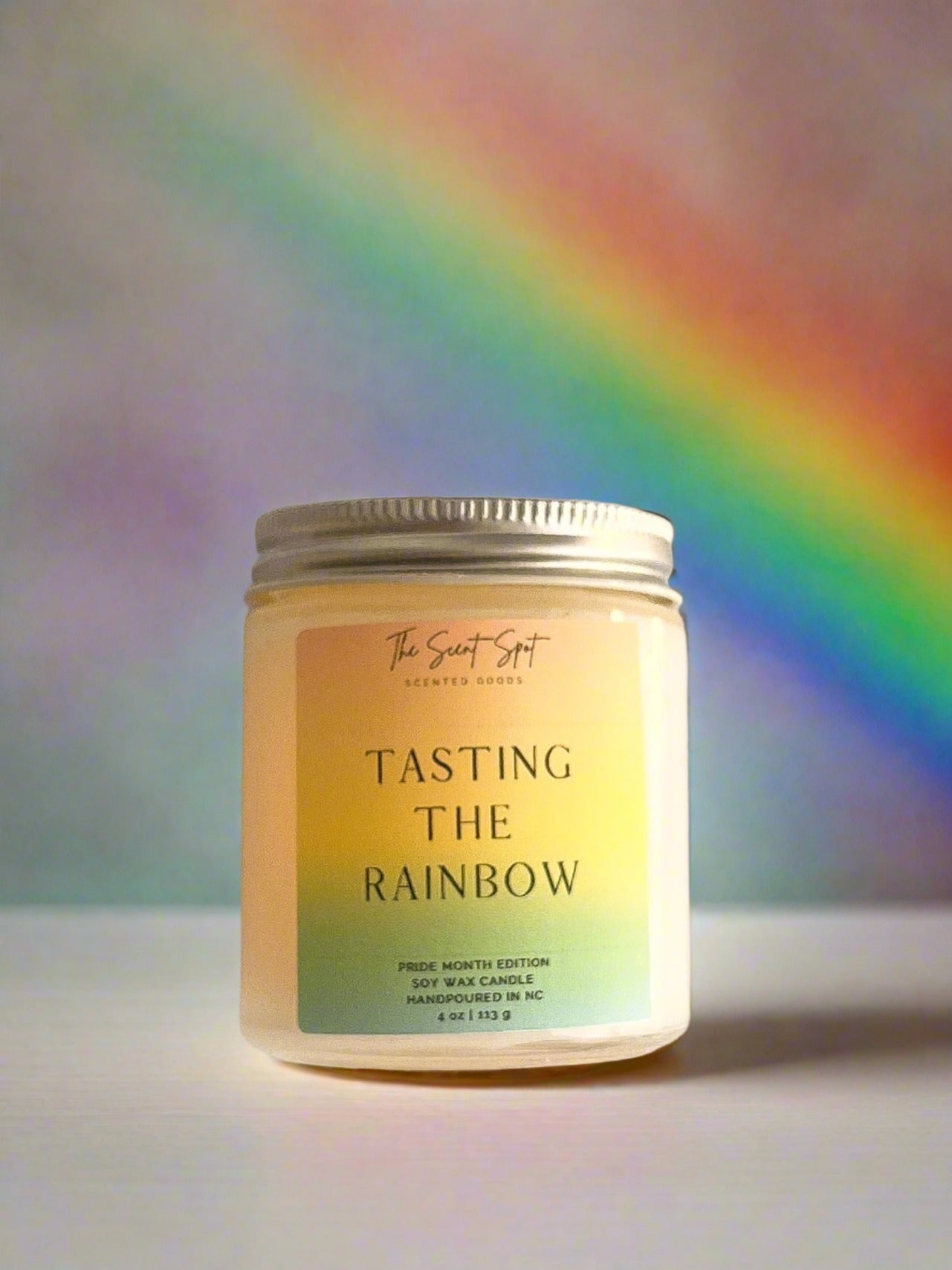 PRIDE MONTH: Tasting the Rainbow Candle